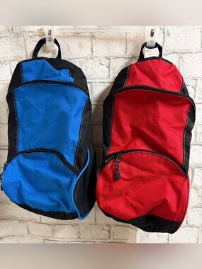 Kids Backpacks Blue & Red Youth Size